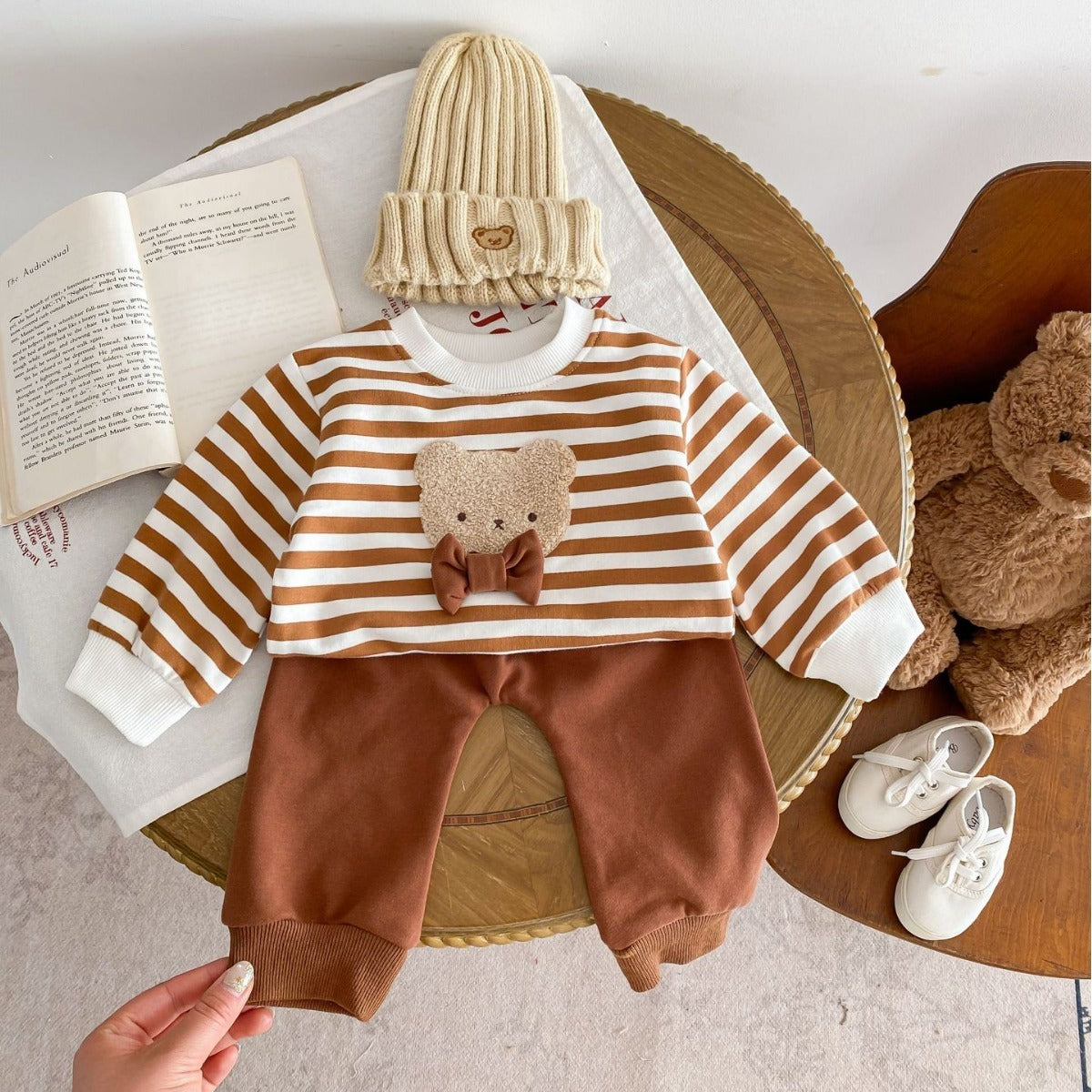 Ins Clothes For Babies Spring Baby Bear Suit